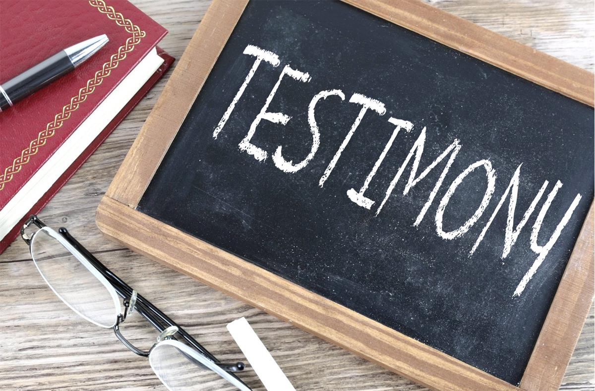 The importance of Testimonies